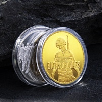 Vente en gros usine : Médaille commémorative religieuse de collection, thème Battle Royale, plaquée or, gravée, moderne et traditionnelle, UV
