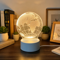 Lampe de table LED 3D Illusion personnalisée motif ours en peluche, mignonne, pour amoureux, cadeau d'anniversaire, de festival ou de vacances