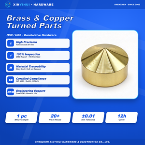 Pièces en laiton usinées CNC durables, cuivre pur, tolérance de 0,01 mm, chromées, pour système de suivi de panneaux solaires, cardan de caméra de drone - Product Image 1