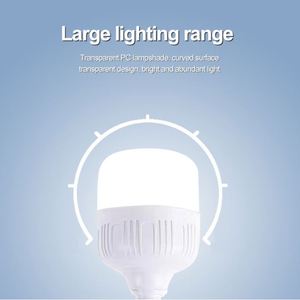 Ampoule LED <span class=keywords><strong>E27</strong></span> 5W 10W 15W 20W <span class=keywords><strong>30W</strong></span>, ampoule à économie d'énergie, 220V, large plage de tension, pour l'éclairage domestique et de bureau - Product Image 6
