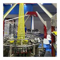 Machine complète de fabrication de sacs en filet pour l'ail, les fruits, les oignons, les pommes de terre, les tomates, et les sacs Leno – Métier à tisser circulaire