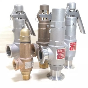 Soupape de sécurité réglable, haute pression, pour débordement d'eau, filetage DN15-DN50, S10, Bronze, Laiton, Acier inoxydable, CE, ZG-25, Soupape de décharge en laiton S - Product Image 1
