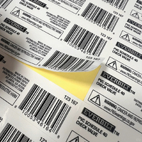 Etiquetas Adhesivas Personalizadas con Código de Barras, Acabado Mate y Brillante, Resistentes al Agua y a la Luz Solar, en Rollo, para Empaquetado de Supermercados