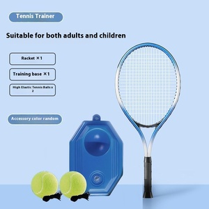 Raqueta de entrenamiento de <span class=keywords><strong>tenis</strong></span> de nailon para un solo jugador para padres e hijos, raqueta de bádminton perezosa, práctica de <span class=keywords><strong>tenis</strong></span> de rebote de cuerda - Product Image 4