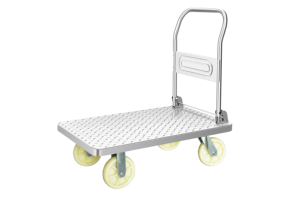 Carrito de hierro, camiones de plataforma con valla, camión de mano plegable, carro de plataforma portátil, carro plegable con alambre de malla - Product Image 5