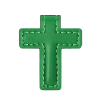 Marque-page en cuir PU en forme de croix, papeterie, marqueur de livre, marqueur de Bible, clip, cadeaux pour enseignants et étudiants, marque-page magnétique en cuir en forme de croix