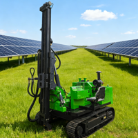 Machine de forage en spirale photovoltaïque solaire multifonctionnelle à haute efficacité, moteur de pompe à moteur, haute puissance de creusement, CE