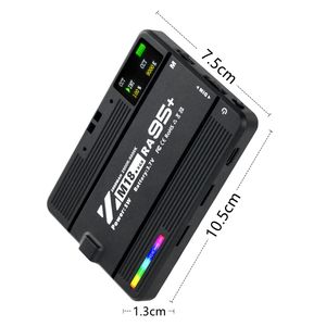 공장 공급 휴대 전화 셀카 사진 필 라이트 충전식 2000mAh 배터리 클립 핫슈 마운트 조정 가능한 밝기 - Product Image 6