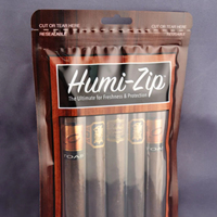 Sacs d'emballage pour cigares avec humidificateur, en PET/PE, imprimés sur mesure, à fermeture éclair, jetables et anti-humidité
