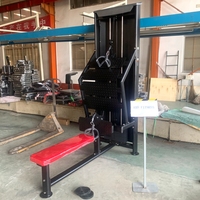 Máquina de entrenamiento de fuerza de grado comercial N36 para ejercicios de espalda, equipo de gimnasio personalizable con doble tirador largo y remo bajo