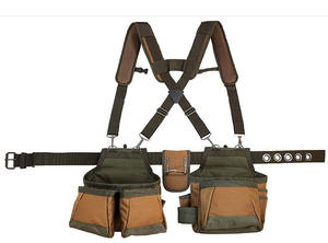 थोक प्रीमियम कस्टम इलेक्ट्रीशियन टूल बैग टिकाऊ वास्तविक चमड़े के ऑक्शफोर्ड कमर उपकरण बेल्ट सबसे अच्छी कीमत के साथ - Product Image 2