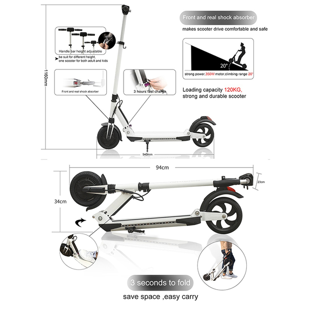 Adult Powerful Electric Scooter Quality Electric Scooters Wholesale