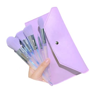 Juego <span class=keywords><strong>de</strong></span> <span class=keywords><strong>brochas</strong></span> <span class=keywords><strong>de</strong></span> <span class=keywords><strong>maquillaje</strong></span> <span class=keywords><strong>de</strong></span> Etiqueta Privada, 10 unidades <span class=keywords><strong>de</strong></span> pinceles <span class=keywords><strong>de</strong></span> <span class=keywords><strong>maquillaje</strong></span> <span class=keywords><strong>de</strong></span> pelo sintético suave y denso con mango <span class=keywords><strong>de</strong></span> plástico, con bolsa - Product Image 5