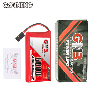 แบตเตอรี่ลิเธียมโพลิเมอร์ GAONENG GNB 5000mah 1S 5C 10C 3.7V หัวต่อ JR สำหรับเครื่องส่งสัญญาณและตัวรับสัญญาณ Sanwa M17 - Product Image 6