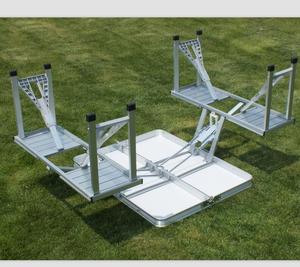 Aluminum Chair with Leg Picnic <b>Folding</b> <b>Table</b> - Product Image 3