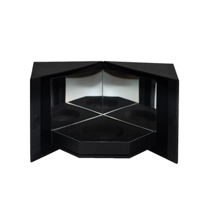 Tùy chỉnh đôi mở quay vòng bảng cứng v-groove hai mặt gương mỹ phẩm Hộp quà tặng miếng bọt biển lót Matt chăm sóc da huyết thanh - Product Image 2