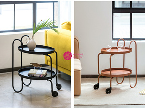 Yicheng nuovo moderno piccolo Trolley <span class=keywords><strong>tavolino</strong></span> da caffè Nordic moderno soggiorno piccolo appartamento mobile divano <span class=keywords><strong>tavolino</strong></span> <span class=keywords><strong>per</strong></span> la vendita - Product Image 5