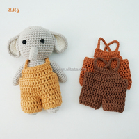 Peluche renard amigurumi au crochet, style vintage fait main, articles faits main déjà tricotés, mini jouet animal amigurumi
