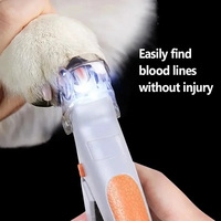Lime à ongles LED sécurisée en cuivre pour animaux de compagnie – Accessoire portable pour le soin des griffes des chiens et des chats