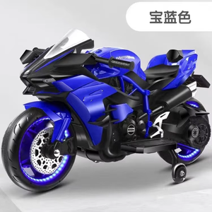 Nouveau modèle de moto électrique à 3 roues pour enfants de 2 à 4 ans, jouet lumineux télécommandé certifié CE, vente en gros de jouets pour bébés à la mode et abordables - Product Image 4