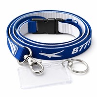 Cordon porte-badge et porte-clés Logo B777