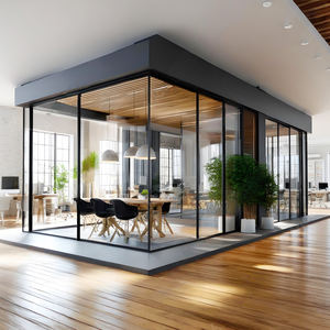 พาร์ติชั่นกรอบกระจกกันเสียงเคลือบสองชั้นส่งตรงจากโรงงานเพื่อความเป็นส่วนตัวในสำนักงานและประสิทธิภาพการใช้พลังงานที่ดีที่สุด - Product Image 1