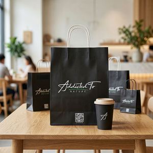 Bolsas de Papel Personalizadas con su Propio Logotipo Impreso en Material Kraft, Biodegradables y Ecológicas para Uso Diario - Product Image 4