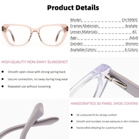Personnalisation de lunettes optiques de luxe haut de gamme en acétate avec ornement, monture de lunettes à monture complète fabriquée à la main pour un usage quotidien, OEM/ODM