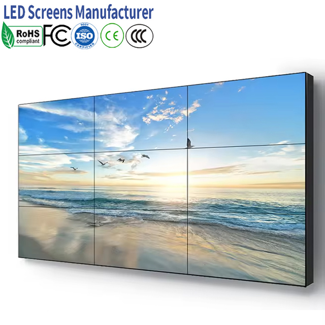 Customized 55'' 2x2 HD Full Color Imported Panel DID Lcd Wall Factory Direct Sale Wall Mount Video Wall