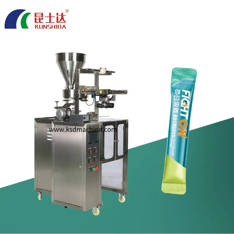 Automatic 3g 8g 10g 15g sugar/grains/salt/ snack stick small bag pouch sachet granule filling food packaging packing machine