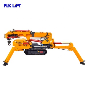 Nhỏ gọn và linh hoạt 1t 2t 3t 5t 8t 10t 12t xây dựng nâng máy AC + Xăng thủy lực mini Spider Crane - Product Image 3