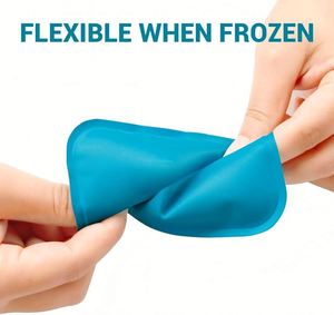Practical Compress Bag Small <b>Ice</b> Bag, 6 Pieces, Reusable Mini Gel Cold <b>Pack</b>, Hot and Cold Compression Gel <b>Pack</b> 3 "X 4.5" - Product Image 1