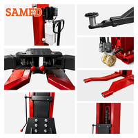 SAMFD Pont élévateur portable monopoteau 2700 kg, mobile et hydraulique, gain de place, pour garage professionnel et atelier domestique