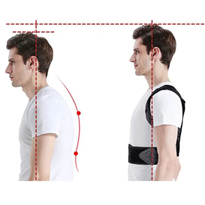 Có thể điều chỉnh thoáng khí gù lưng dây đeo tư thế Corrector với hỗ trợ cố định vành đai bảo vệ trở lại Brace cho phụ nữ người đàn ông - Product Image 6