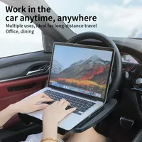 Table universelle pour voiture, support de volant, plateau pour manger, travailler, boire du café, support pour ordinateur portable, table de siège, accessoire de voiture