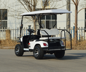 Véhicules utilitaires à batterie au lithium OEM, voiturettes de golf, électriques, quatre places, homologuées pour la route, buggy de chasse pour les stations balnéaires - Product Image 3