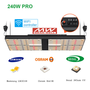 Kho Hàng Pháp Đã Hoàn Thành Lượng Tử Bavagreen 240W Samsung Ir Uv Full Spectrum Led Grow Light Cho Các Nhà Máy Y Tế - Product Image 6