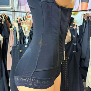 Faja colombiana moldeadora de cuerpo de alta compresión con 9 varillas de acero, postquirúrgica, adelgazante - Product Image 3