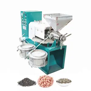 6YL series screw oil pressers comercial/ rapeseed oil press with oil filter