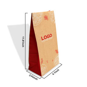 Bolsa de papel kraft de calidad alimentaria personalizada, muy vendida, papel kraft de alta calidad para bolsas - Product Image 1