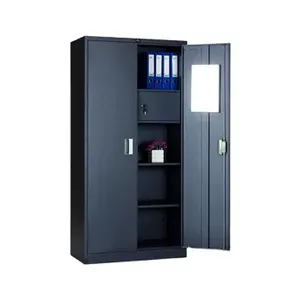 2 Door Half Hanger Popular Half Shelves Wardrobe mit Safety Locker Steel Cabinet