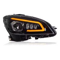 Phares LED modifiés pour Mercedes-Benz Classe C W204 2007-2011 0 Phare LED DRL Clignotant Feux de route 12V