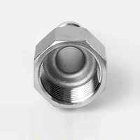 Raccord droit mâle-femelle à filetage interne en acier inoxydable 304 Pante, pour tuyaux flexibles et conduites d'eau, tête hexagonale