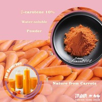 Extrait de carotte de qualité alimentaire naturel 1% 10% Poudre de bêta-carotène pour boissons