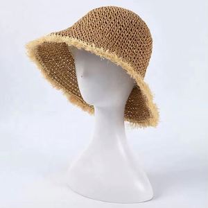 Chapeau Bob en Paille OEM à Motif Crochet pour Réunion de Famille et Célébrations - Product Image 4