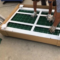 Étable à vaches à façade ouverte, air circulant confortable, acier galvanisé, modèle 3D, utilisation en jardin, cage pour veaux, porte ouverte pratique