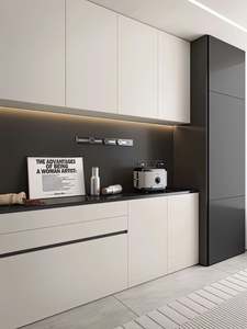 Modern Wood <b>Sideboard</b> Cabinet for Home & Hotel Use for Dining Living Room Kitchen Wine Tableware <b>Storage</b> for Villas Furniture - Product Image 4