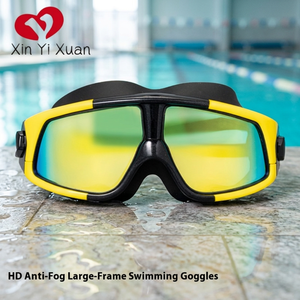 Lunettes de natation pour adultes Xin Yi Xuan, anti-buée, protection UV, étanches, en silicone souple, logo personnalisé - Product Image 2