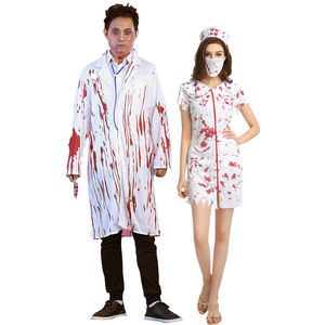 カップル医療コスチューム医師看護師大人ハロウィンパーティーコスプレ衣装メーカー - Product Image 5