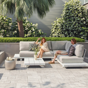 Tarraces balcone cortile divani soggiorno all'aperto gruppo poltrona all'aperto ristorante Lounge all'aperto Set sessioni esterne - Product Image 1